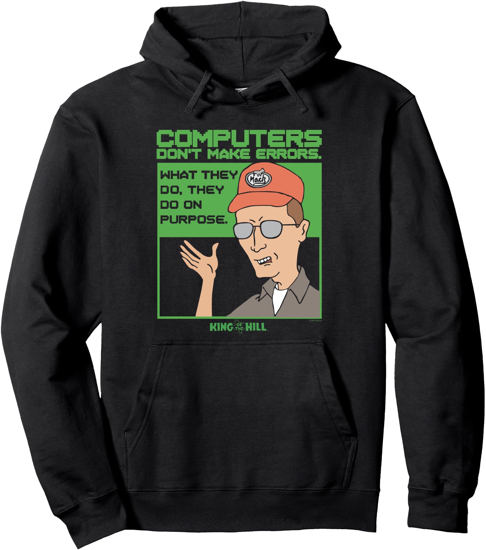 Exclusive King Hill Dale Gribble Computer Hoodie - Minimalist Print Unisex - T-Shirt, Sweatshirt, Hoodie