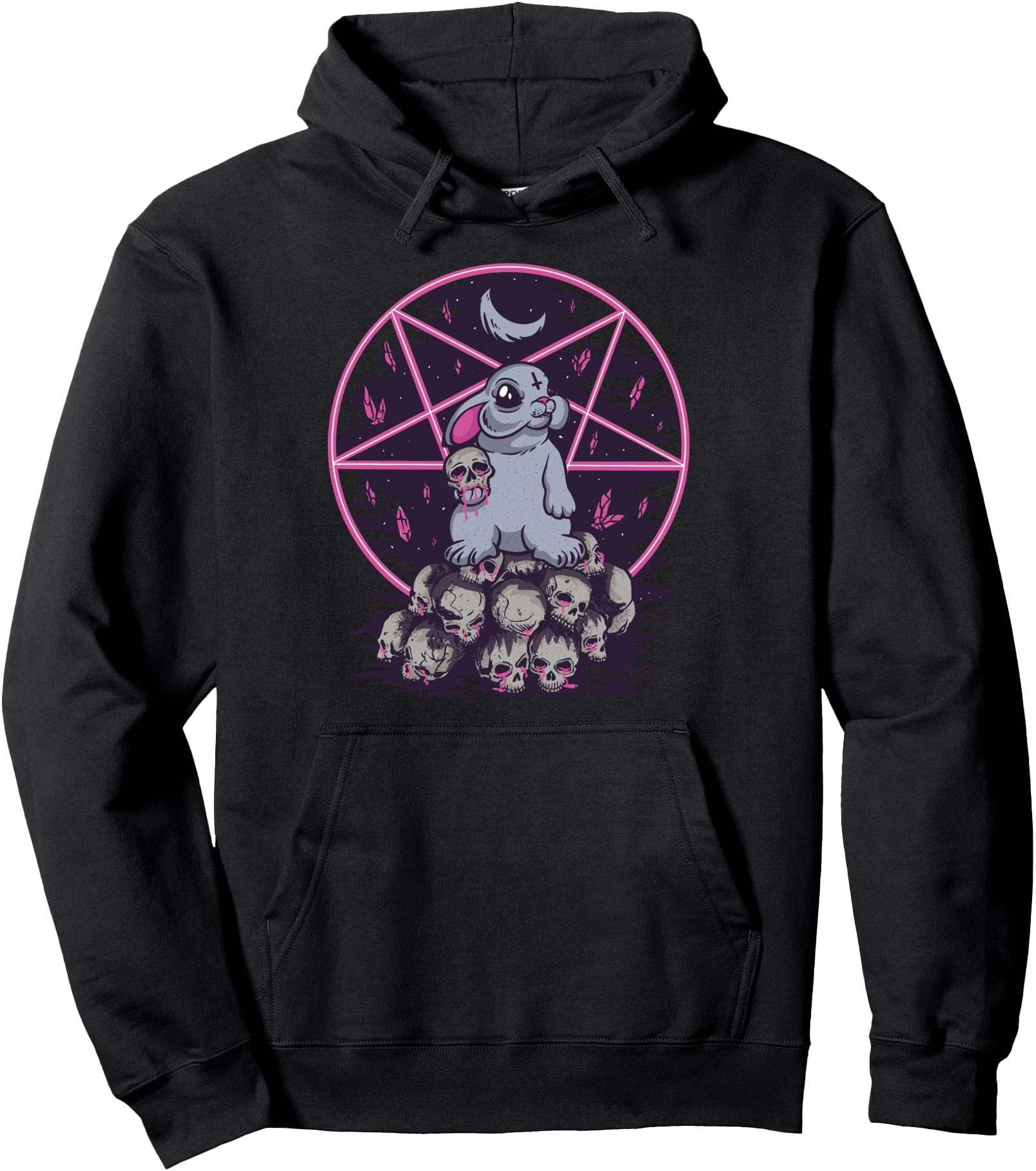 Authentic Kawaii Pastel Goth Creppy T-Shirt - Graphic Print for Adults - T-Shirt, Sweatshirt, Hoodie