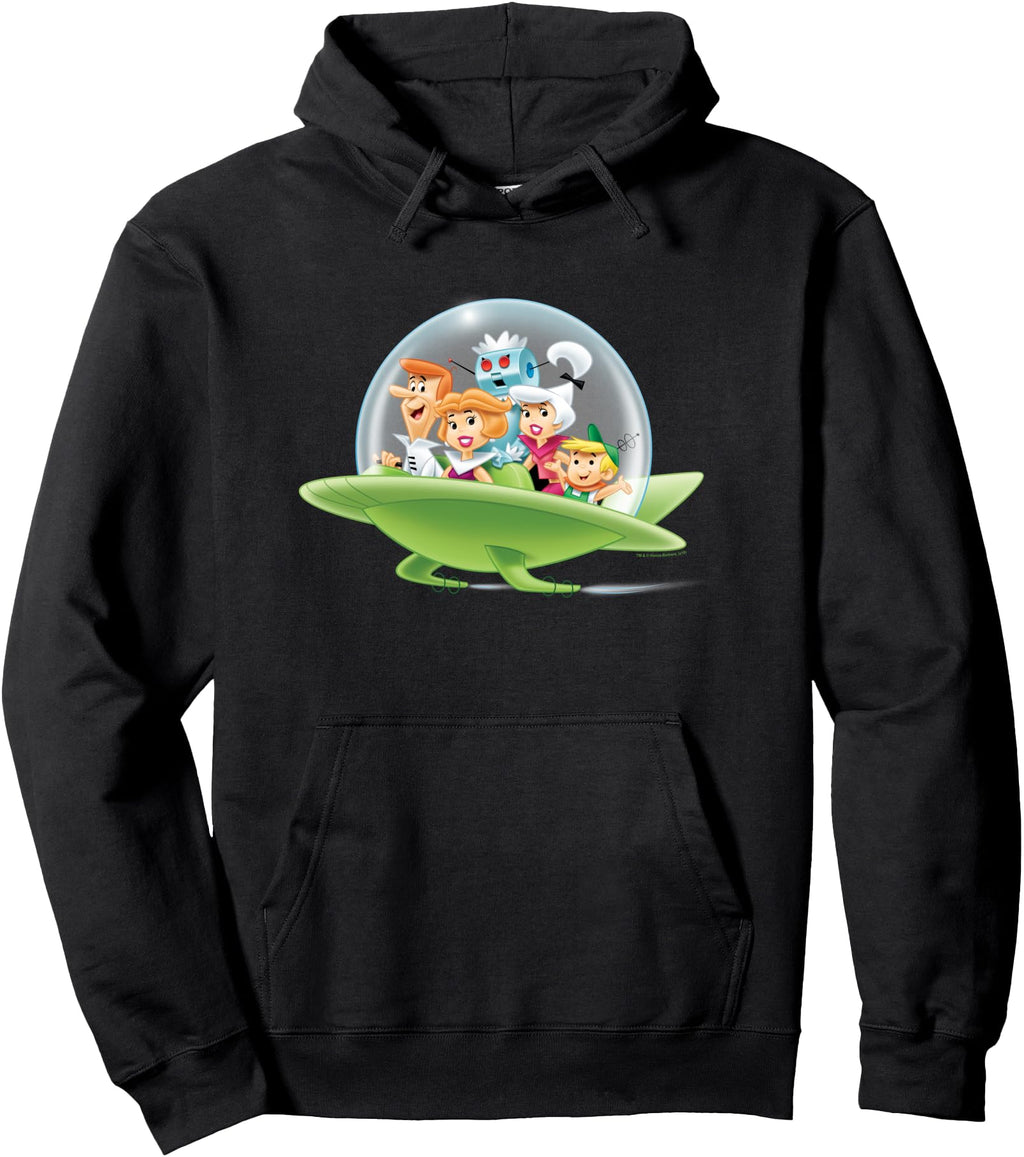 Handcrafted Jetsons Family Cruising Hoodie - Fun Novelty Design Unisex - T-Shirt, Sweatshirt, Hoodie