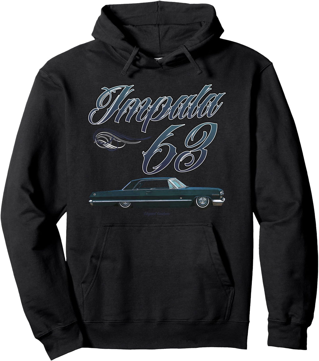 1963 Impala Low Rider Kustom Lead T-Shirt - Novelty Apparel for Adults - T-Shirt, Sweatshirt, Hoodie