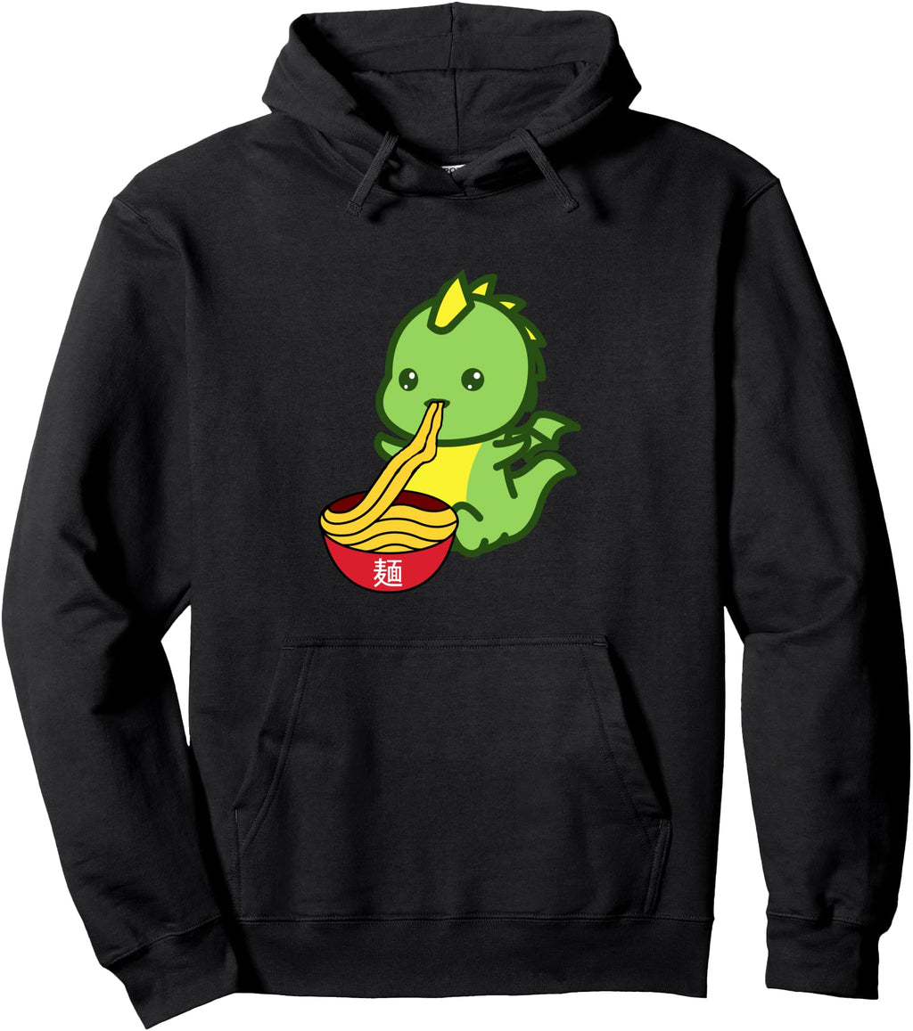 Ramen Dinosaur Kawaii Anime Dino Sweatshirt - Minimalist Print Unisex - T-Shirt, Sweatshirt, Hoodie