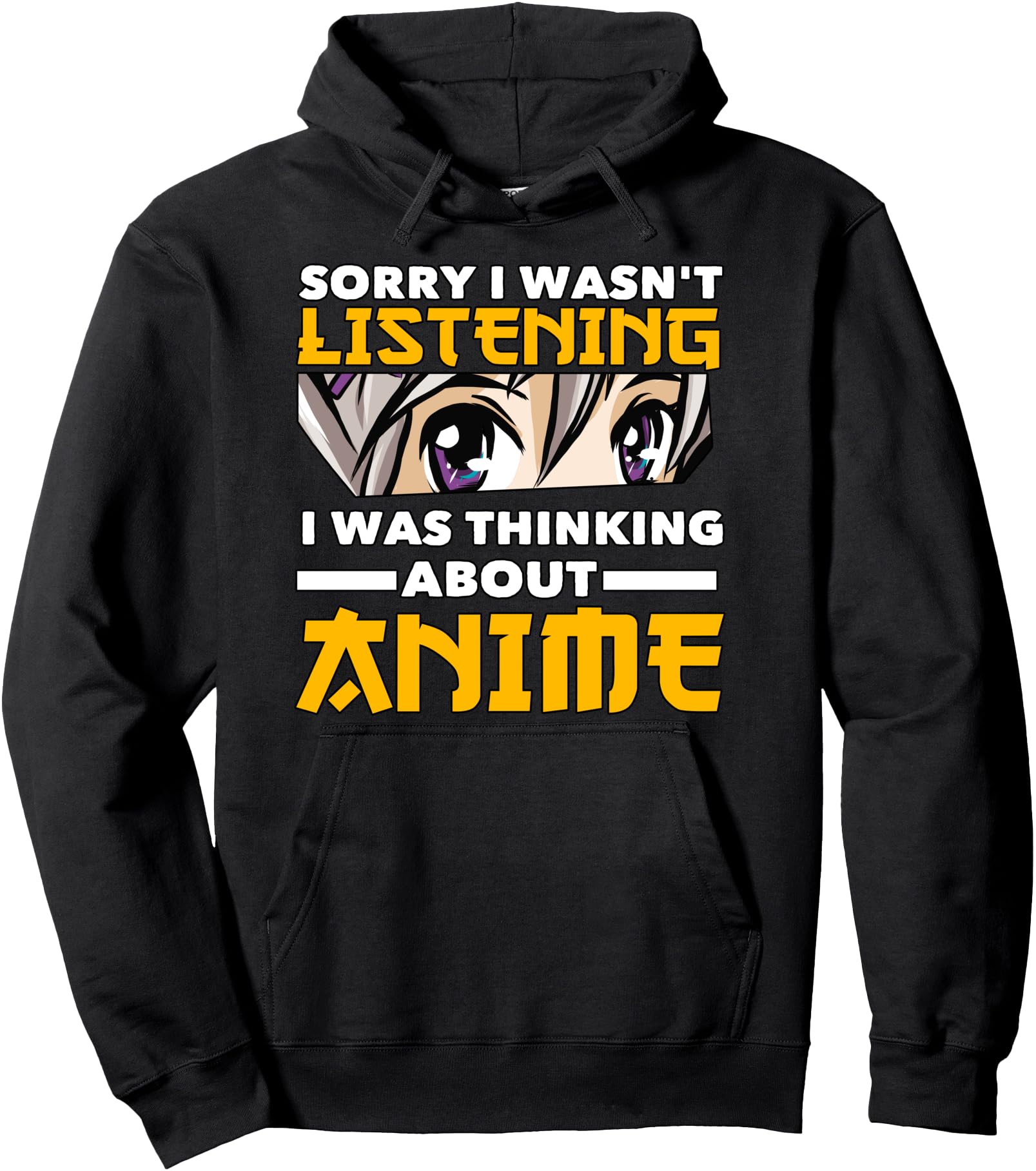 I Was Thinking About Anime Anime Sweatshirt - Fun Novelty Design Men Women - T-Shirt, Sweatshirt, Hoodie