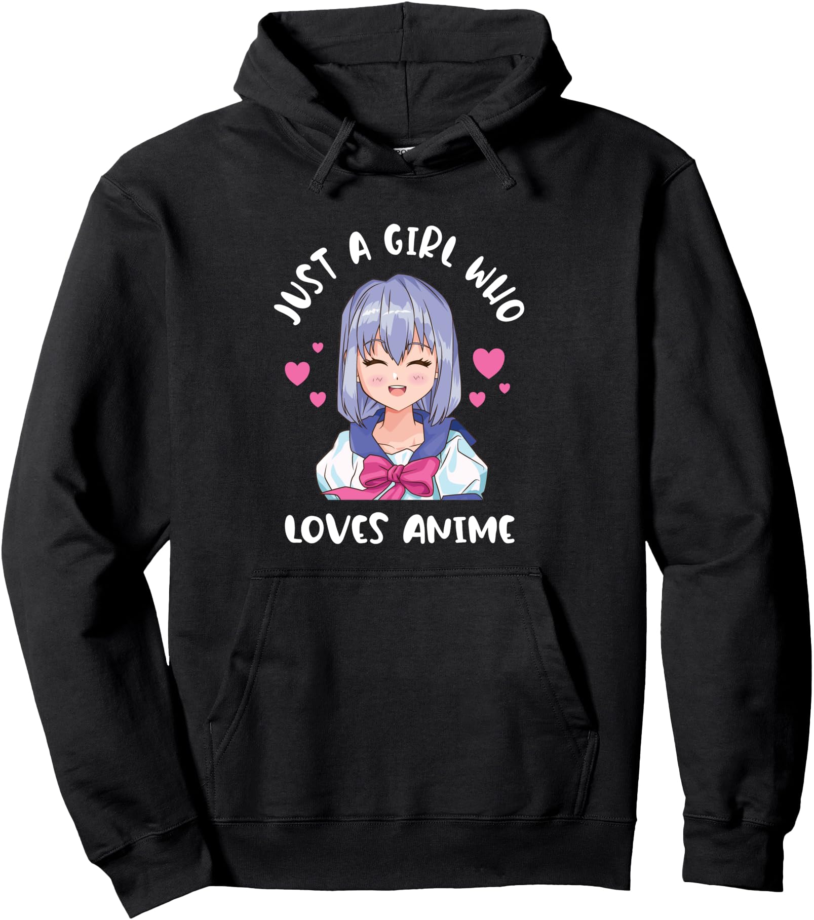 Just Who Loves Anime Exclusive Hoodie - Aesthetic Graphic for Adults - T-Shirt, Sweatshirt, Hoodie