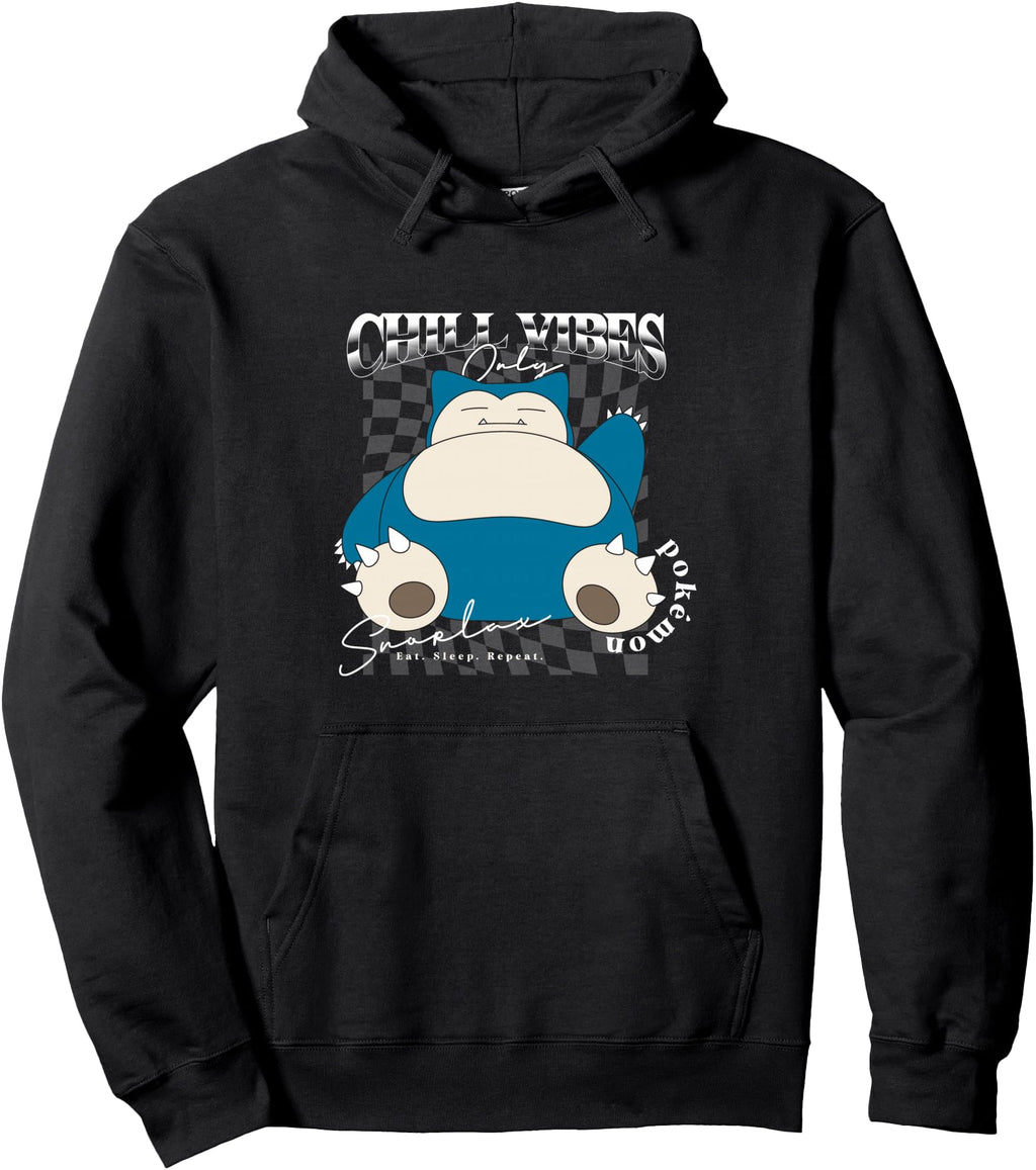 Exclusive Pok Mon Snorlax Chill Vibes Rare T-Shirt - Novelty Apparel Unisex - T-Shirt, Sweatshirt, Hoodie