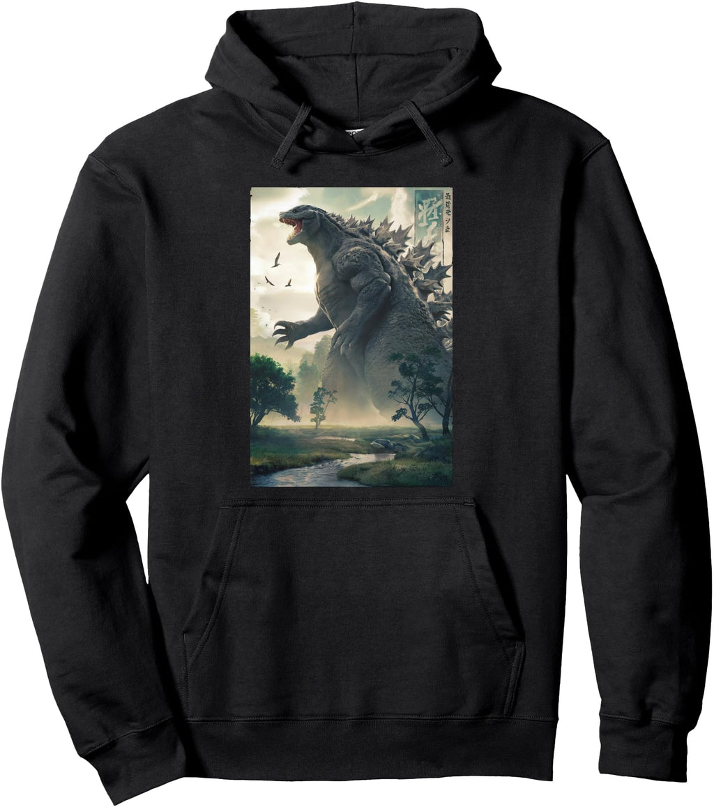 Handcrafted Kaiju Japanese Monster Art T-Shirt - Custom Art Print Unisex - T-Shirt, Sweatshirt, Hoodie