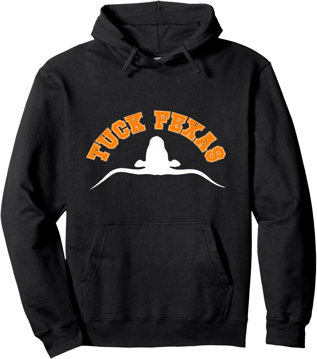 Tuck Fexas Horns Down Exclusive Hoodie - Unique Graphic Men Women - T-Shirt, Sweatshirt, Hoodie