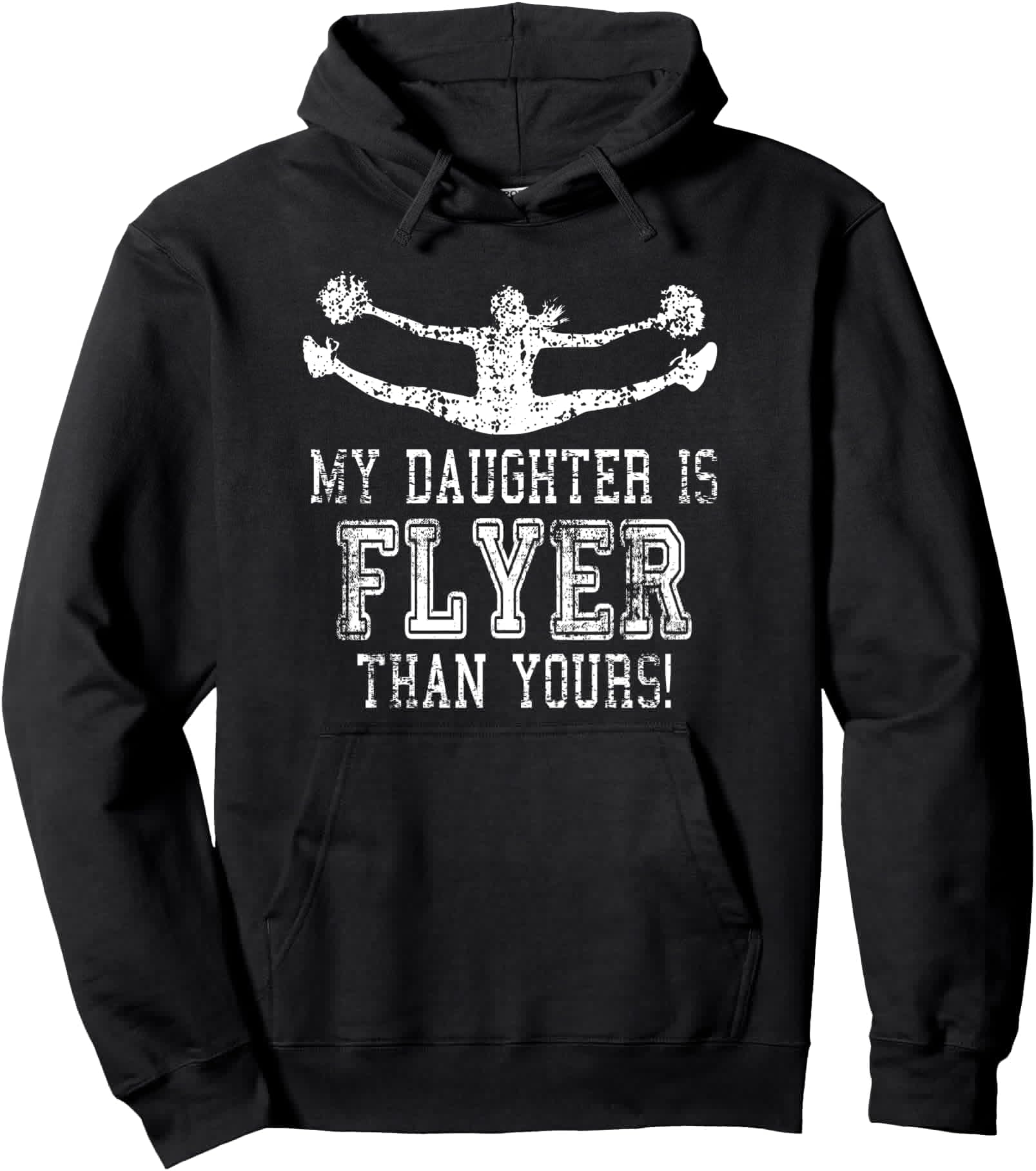 Original Cheerleader Dad Cheer Mom Hoodie - Fun Novelty Design Men Women - T-Shirt, Sweatshirt, Hoodie