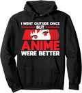 Authentic I Went Outside Once But Anime T-Shirt - Unique Graphic Men Women - T-Shirt, Sweatshirt, Hoodie