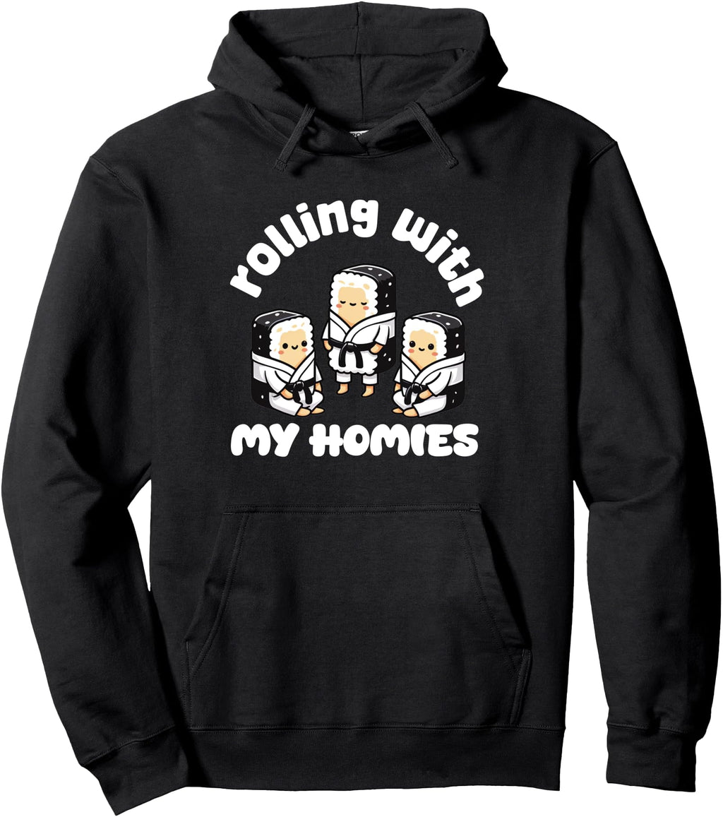 Handcrafted Brazilian Jiu Jitsu Bjj Hoodie - Custom Art Print Men Women - T-Shirt, Sweatshirt, Hoodie