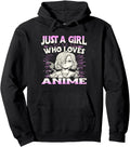 Just Who Loves Anime Rare Hoodie - Aesthetic Graphic Men Women - T-Shirt, Sweatshirt, Hoodie