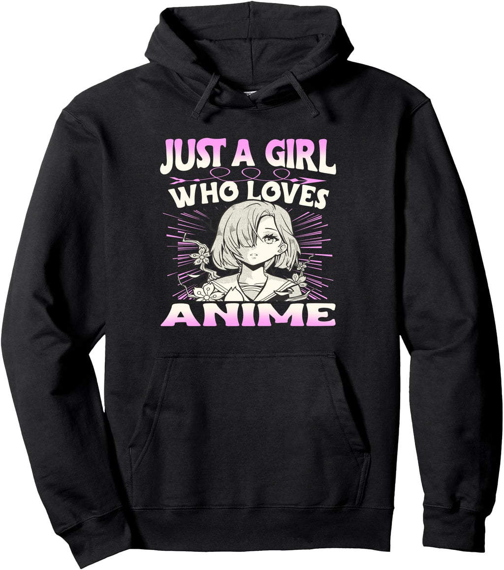 Handcrafted Just Who Loves Anime Rare Sweatshirt - Custom Art Print Unisex - T-Shirt, Sweatshirt, Hoodie