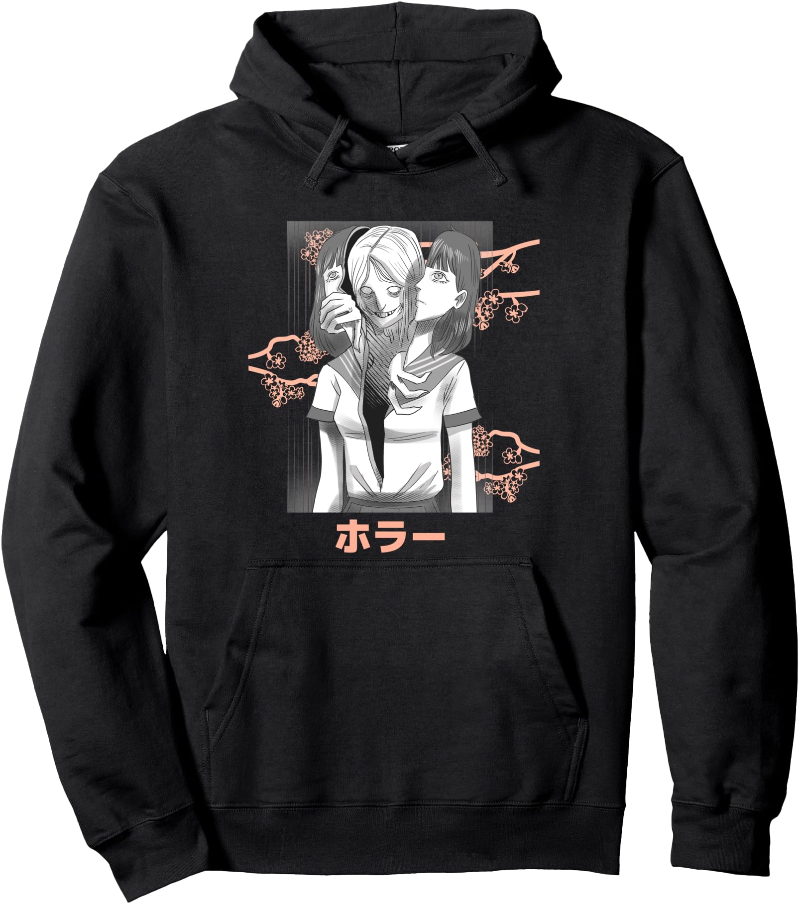 Original Horror Manga Japanese Manga Hoodie - Streetwear Style for Adults - T-Shirt, Sweatshirt, Hoodie