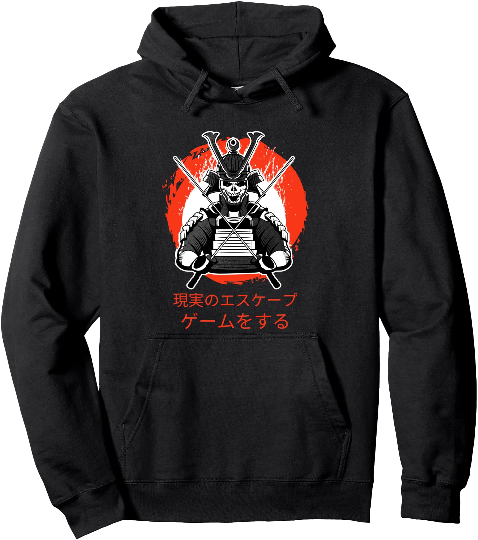 Japanese Warrior Gamer Anime Manga Gaming Hoodie - Novelty Apparel Unisex - T-Shirt, Sweatshirt, Hoodie