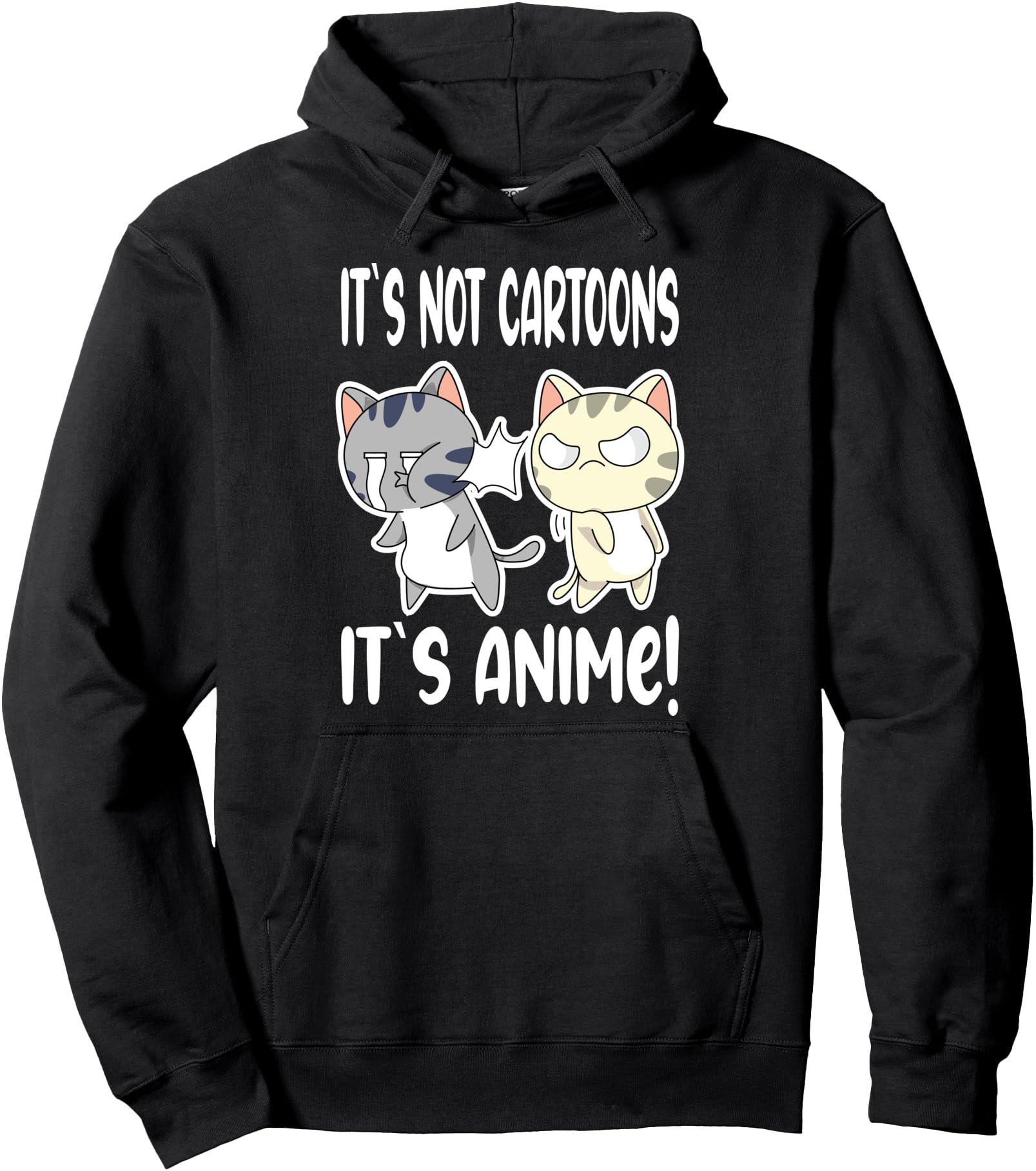Handcrafted Anime Cats It S Not Sweatshirt - Aesthetic Graphic for Adults - T-Shirt, Sweatshirt, Hoodie