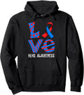 Cartoon Ribbon Love Hlhs Awareness Hoodie - Unique Graphic for Adults - T-Shirt, Sweatshirt, Hoodie