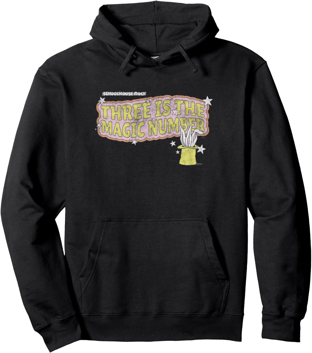 Exclusive Schoolhouse Rock Three Is T-Shirt - Novelty Apparel for Adults - T-Shirt, Sweatshirt, Hoodie