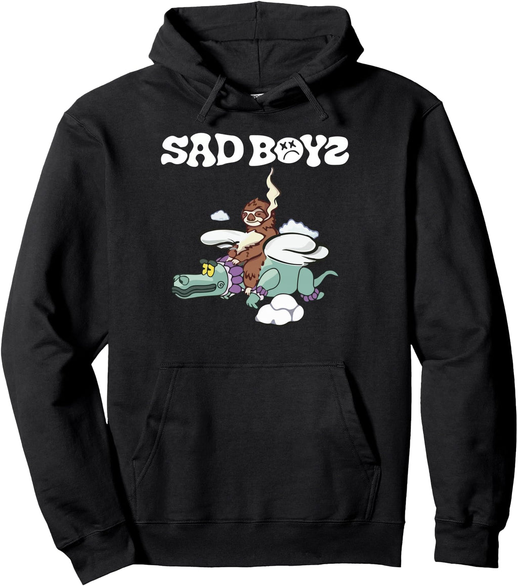 Original Sad Boyz Exclusive Hoodie - Minimalist Print for Adults - T-Shirt, Sweatshirt, Hoodie