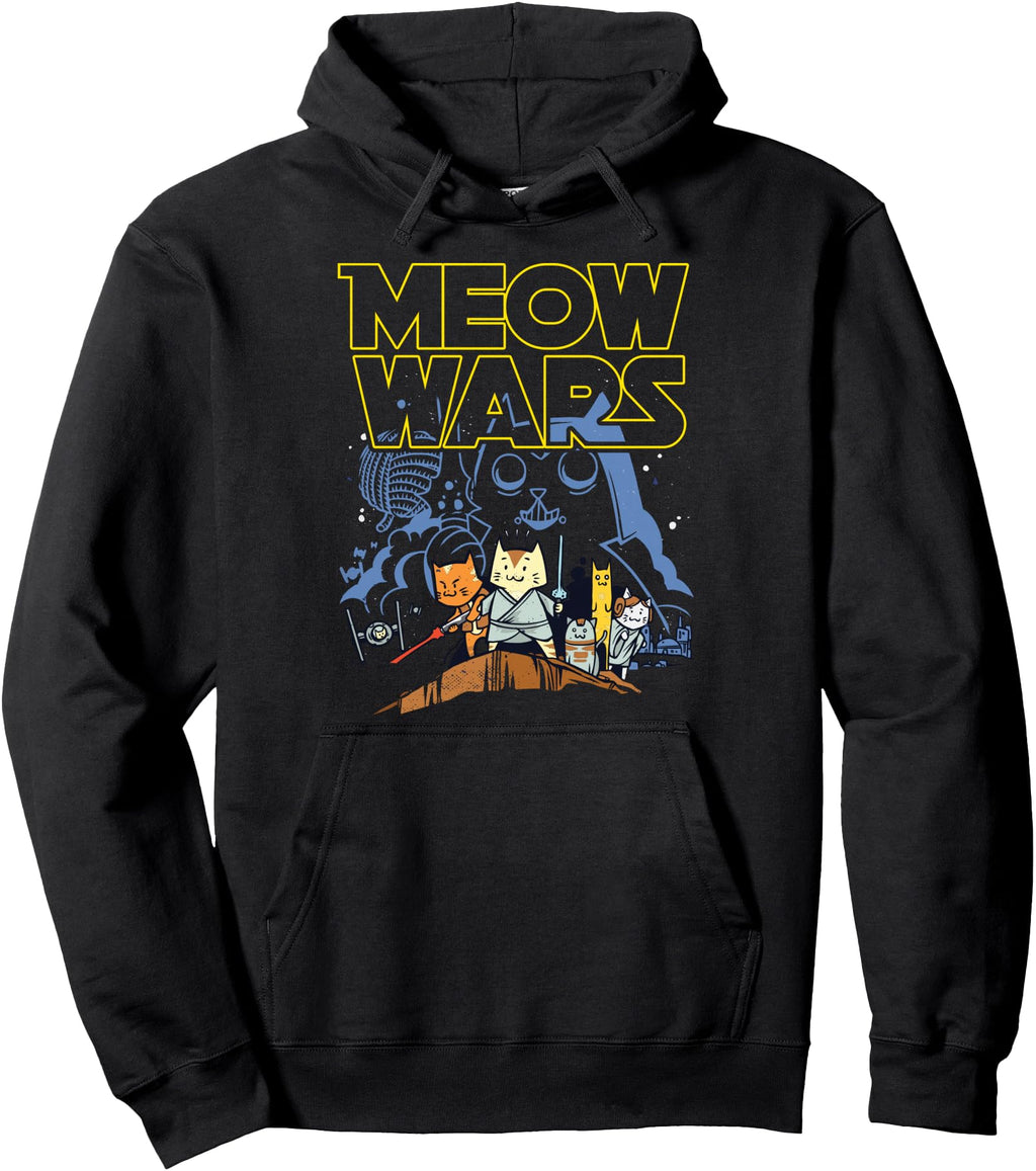 Meow Wars Cat Gifts Cat Lovers Sweatshirt - Casual Everyday Wear Men Women - T-Shirt, Sweatshirt, Hoodie