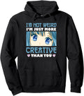 Handcrafted I M Not Weird I M Just Hoodie - Minimalist Print for Adults - T-Shirt, Sweatshirt, Hoodie