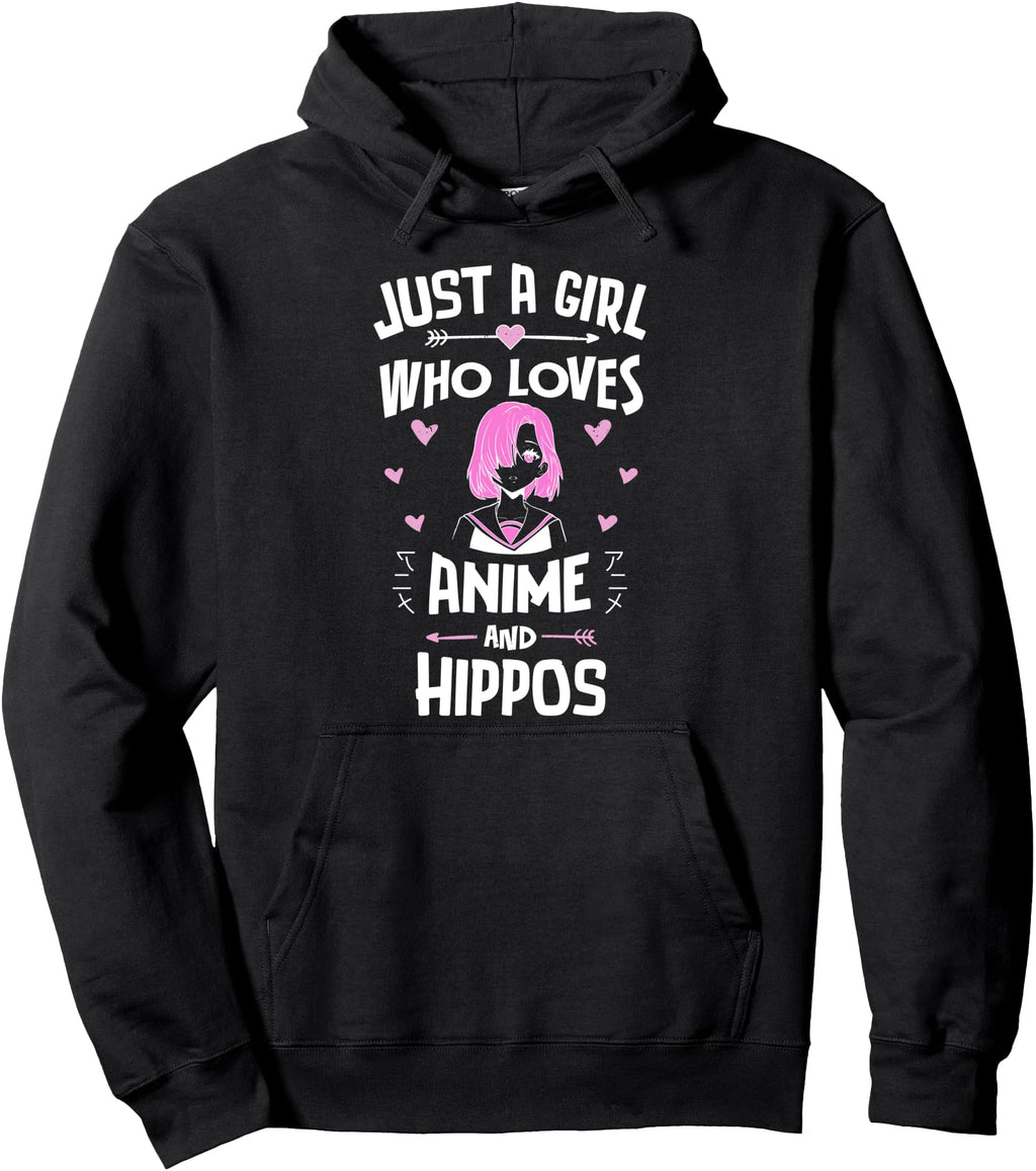 Exclusive Anime And Hippos Just Who T-Shirt - Novelty Apparel for Adults - T-Shirt, Sweatshirt, Hoodie