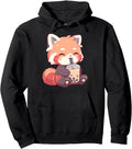 Authentic Neko Red Panda Boba Tea T-Shirt - Novelty Apparel for Adults - T-Shirt, Sweatshirt, Hoodie
