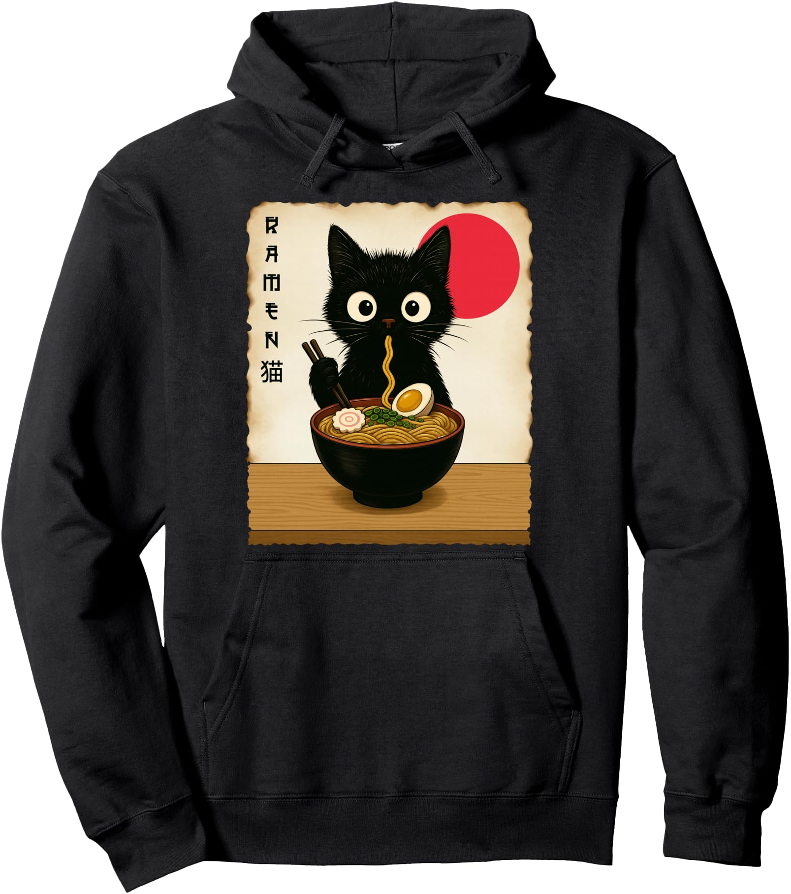 Exclusive Cat Ramen Japanese Kawaii Sweatshirt - Unique Graphic for Adults - T-Shirt, Sweatshirt, Hoodie