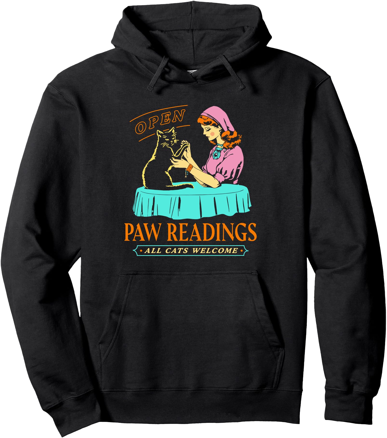 Original Halloween Paw Readings T-Shirt - Fun Novelty Design Unisex - T-Shirt, Sweatshirt, Hoodie