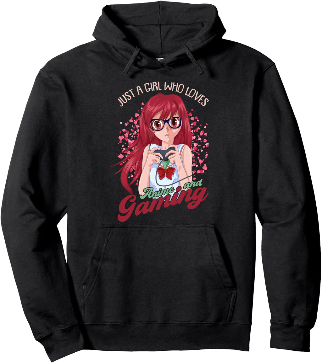 Just Who Loves Anime And Gaming T-Shirt - Casual Everyday Wear Men Women - T-Shirt, Sweatshirt, Hoodie
