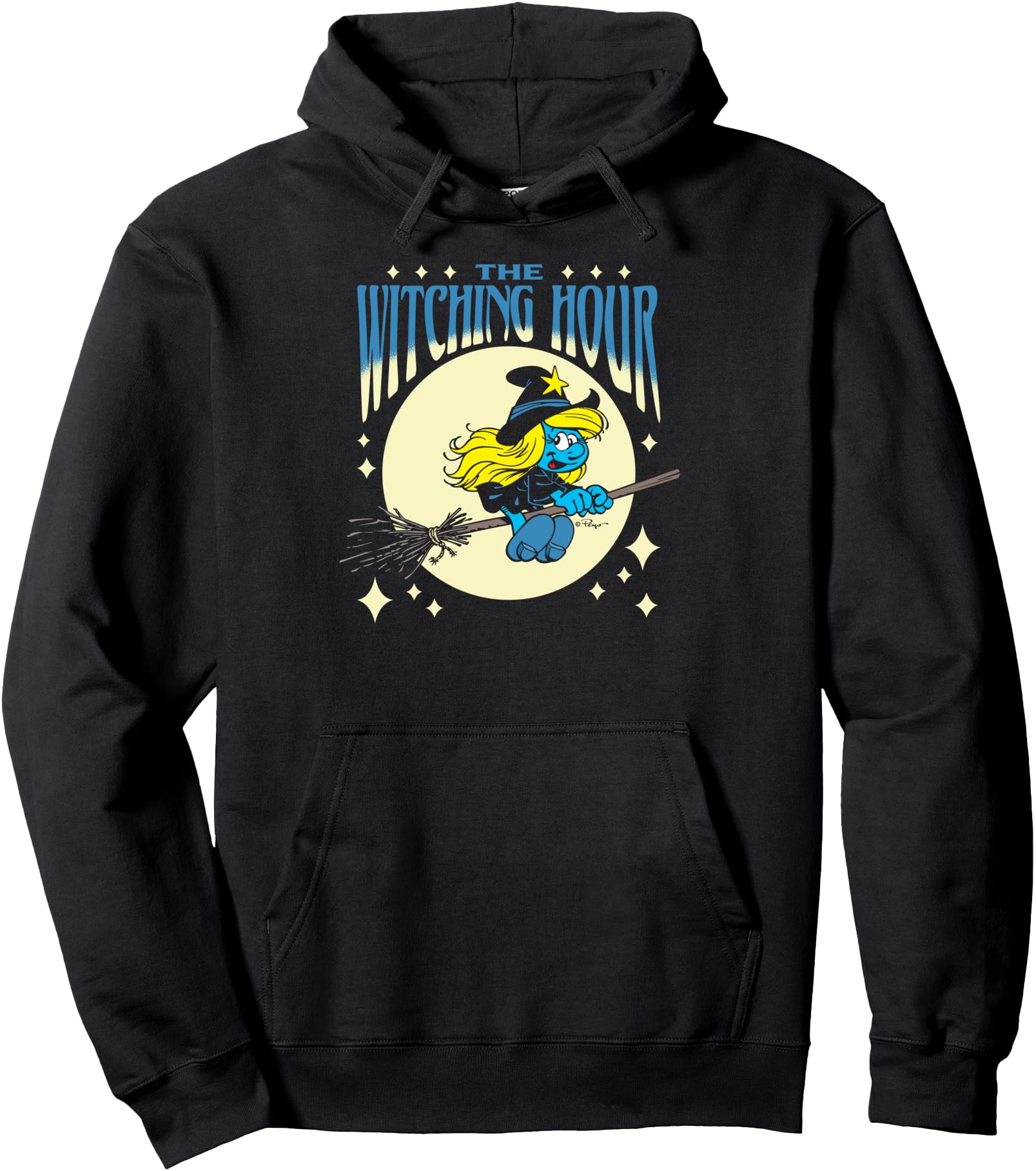 Original Smurfs Witching Hour T-Shirt - Novelty Apparel Men Women - T-Shirt, Sweatshirt, Hoodie