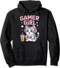Gamer Cat Gaming Console And Rare Sweatshirt - Unique Graphic Unisex - T-Shirt, Sweatshirt, Hoodie