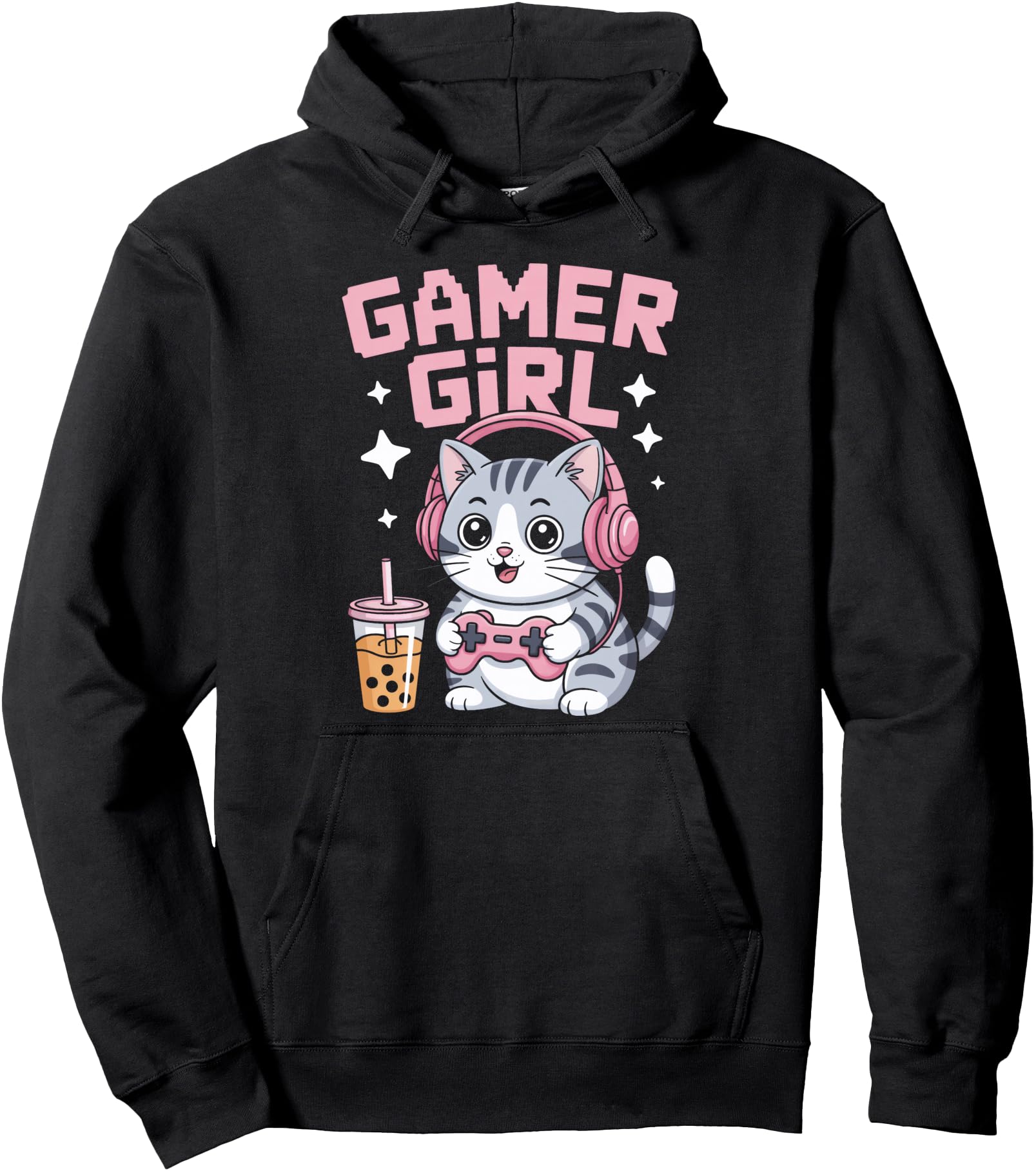 Gamer Cat Gaming Console And Rare Sweatshirt - Unique Graphic Unisex - T-Shirt, Sweatshirt, Hoodie