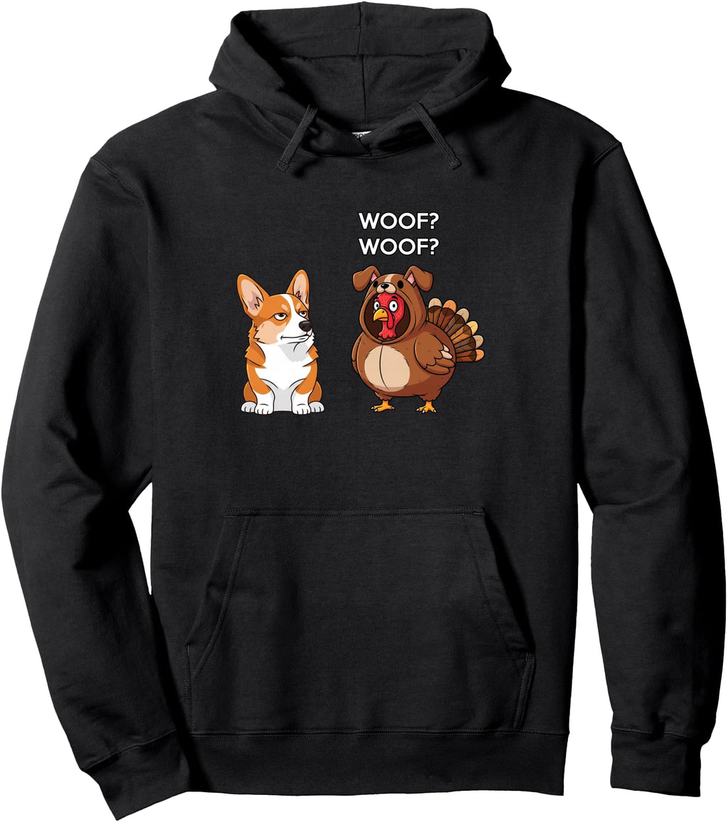 Thanksgiving Corgi And Turkey Artist T-Shirt - Trendy Graphic for Adults - T-Shirt, Sweatshirt, Hoodie