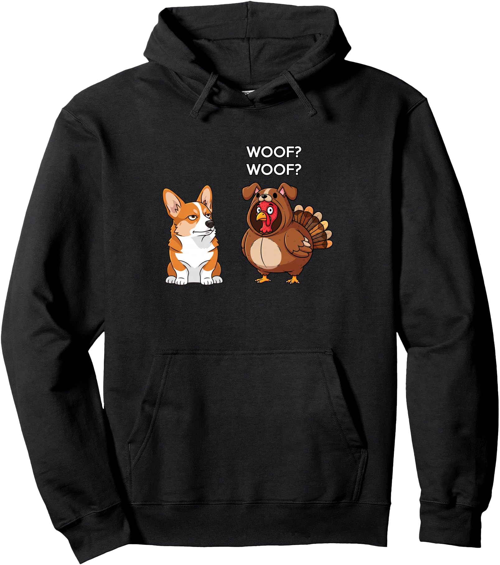 Thanksgiving Corgi And Turkey Artist T-Shirt - Trendy Graphic for Adults - T-Shirt, Sweatshirt, Hoodie