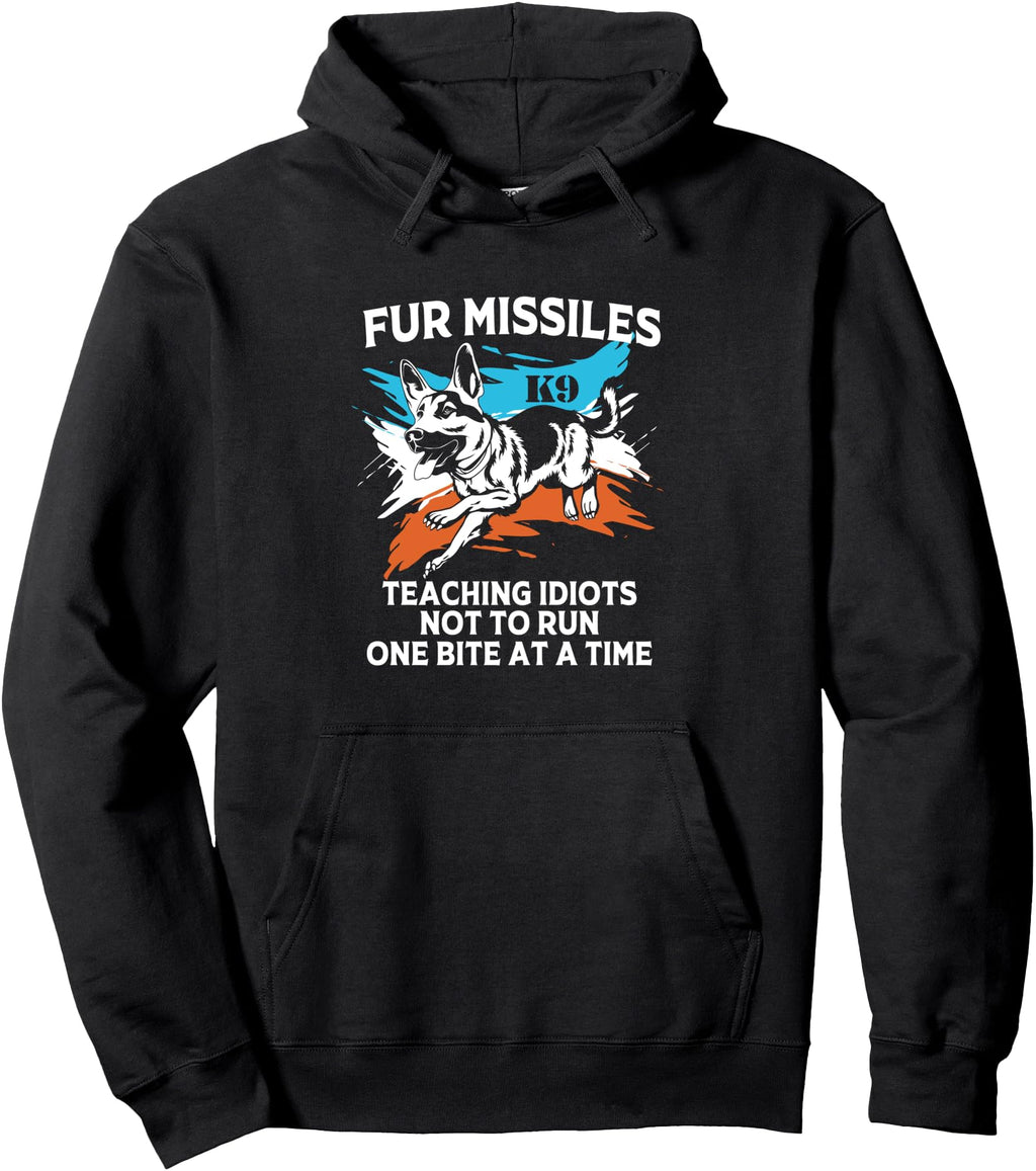 Exclusive K9 Dog One Bite Time Fur Sweatshirt - Trendy Graphic for Adults - T-Shirt, Sweatshirt, Hoodie