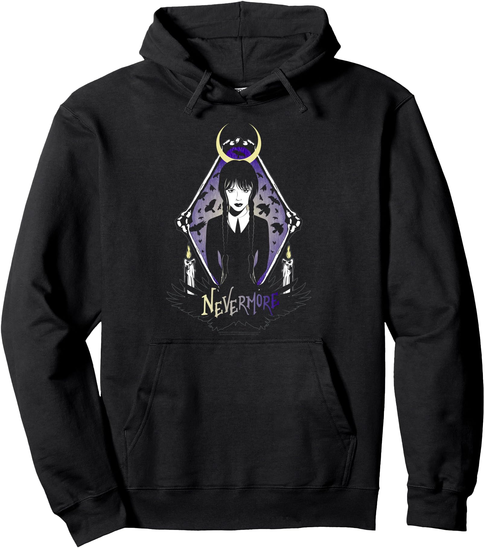 Wednesday Nevermore Raven Mirror Rare T-Shirt - Aesthetic Graphic Unisex - T-Shirt, Sweatshirt, Hoodie