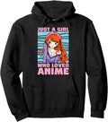 Authentic Kawaii Anime Just Who Loves Hoodie - Novelty Apparel Men Women - T-Shirt, Sweatshirt, Hoodie