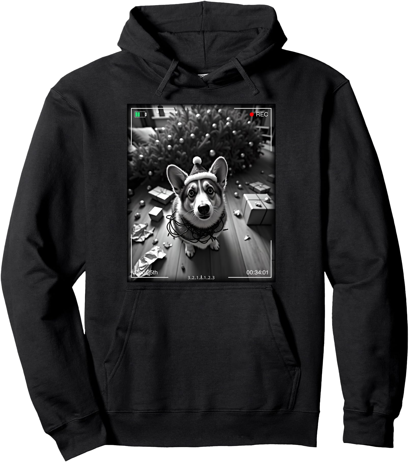 Corgi Caught Camera Exclusive Hoodie - Casual Everyday Wear for Adults - T-Shirt, Sweatshirt, Hoodie