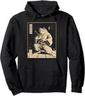 Authentic Ninja Frog Warrior Japanese Hoodie - Novelty Apparel Unisex - T-Shirt, Sweatshirt, Hoodie