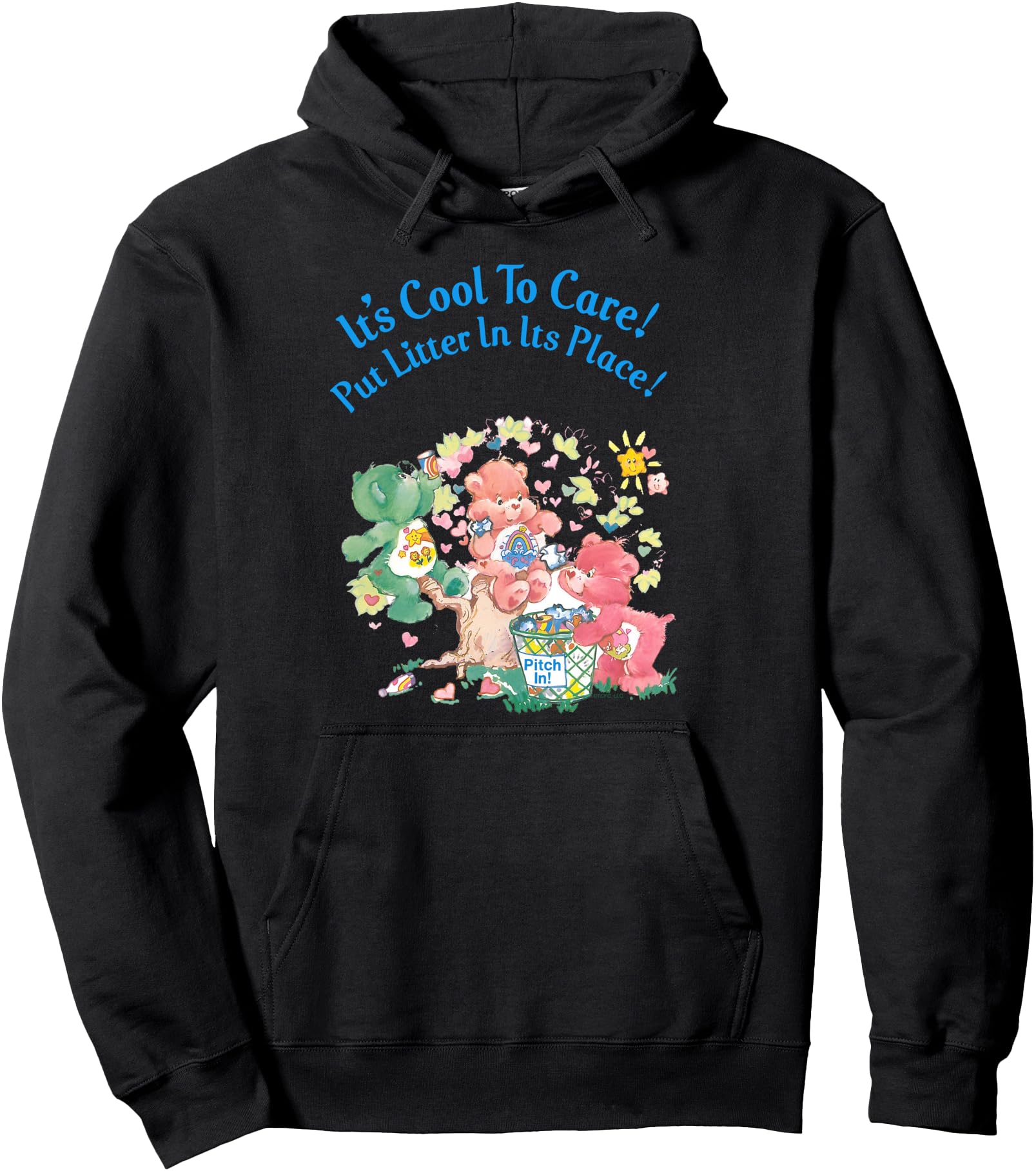 Original Care Bears It S To Care Earth Day T-Shirt - Graphic Print Unisex - T-Shirt, Sweatshirt, Hoodie