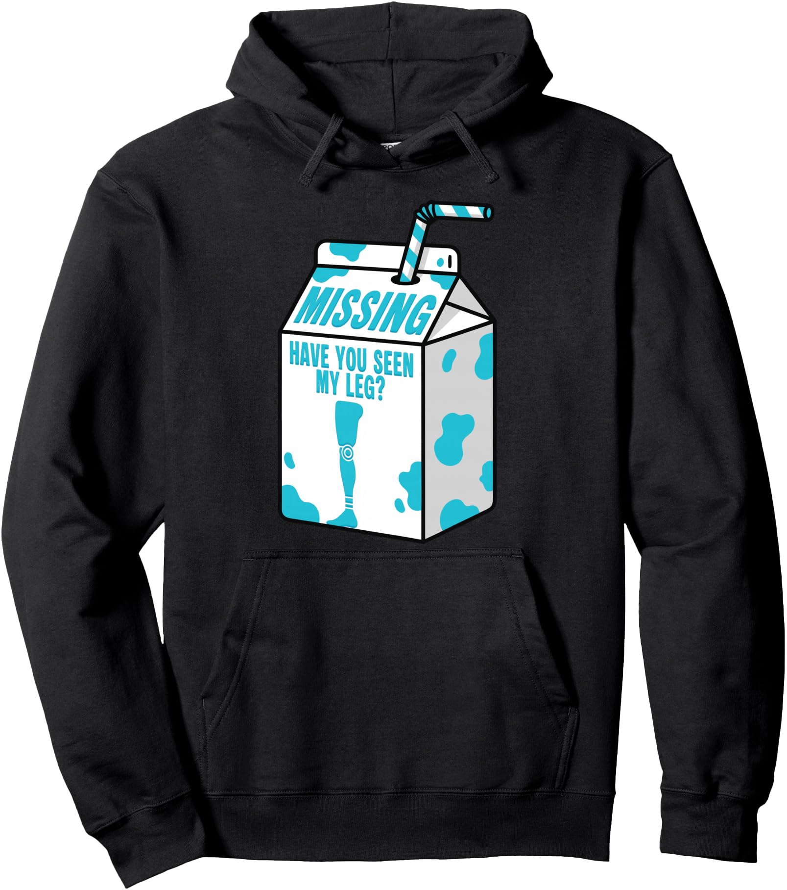 Exclusive Amputee Have You Seen My Leg Hoodie - Custom Art Print Unisex - T-Shirt, Sweatshirt, Hoodie