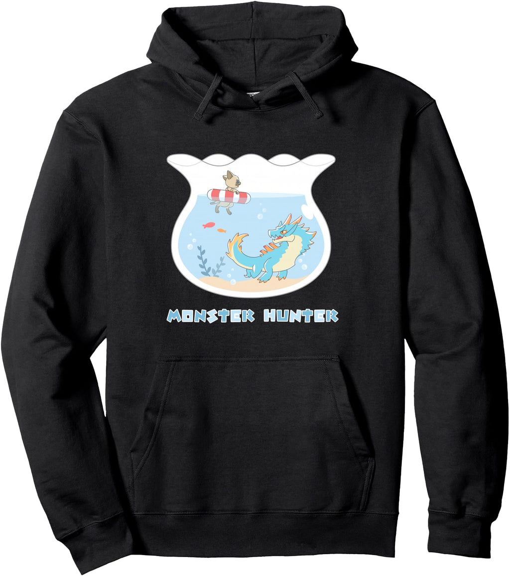 Handcrafted Monster Hunter Lagiacrus T-Shirt - Novelty Apparel Unisex - T-Shirt, Sweatshirt, Hoodie