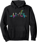 Cat Heartbeat Simple And Trendy T-Shirt - Casual Everyday Wear Men Women - T-Shirt, Sweatshirt, Hoodie