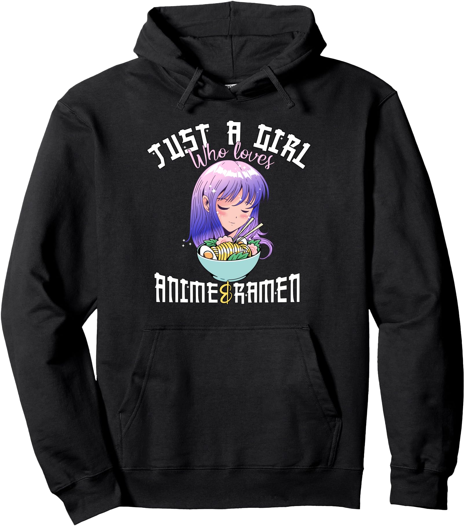 Original Anime Just Who Loves Anime And T-Shirt - Custom Art Print Unisex - T-Shirt, Sweatshirt, Hoodie