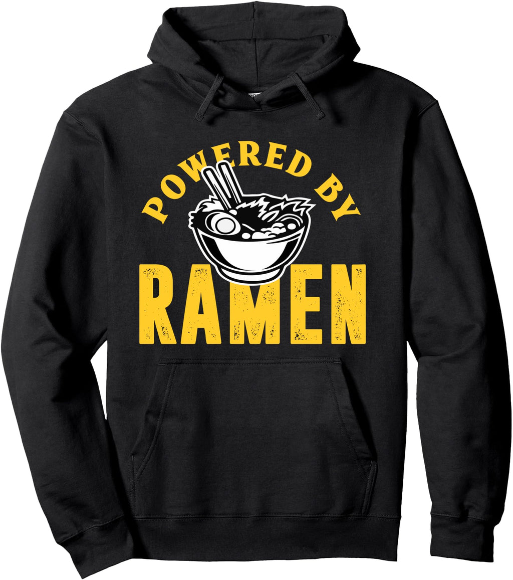 Original Powered Ramen Anime Japanese Food T-Shirt - Trendy Graphic Unisex - T-Shirt, Sweatshirt, Hoodie