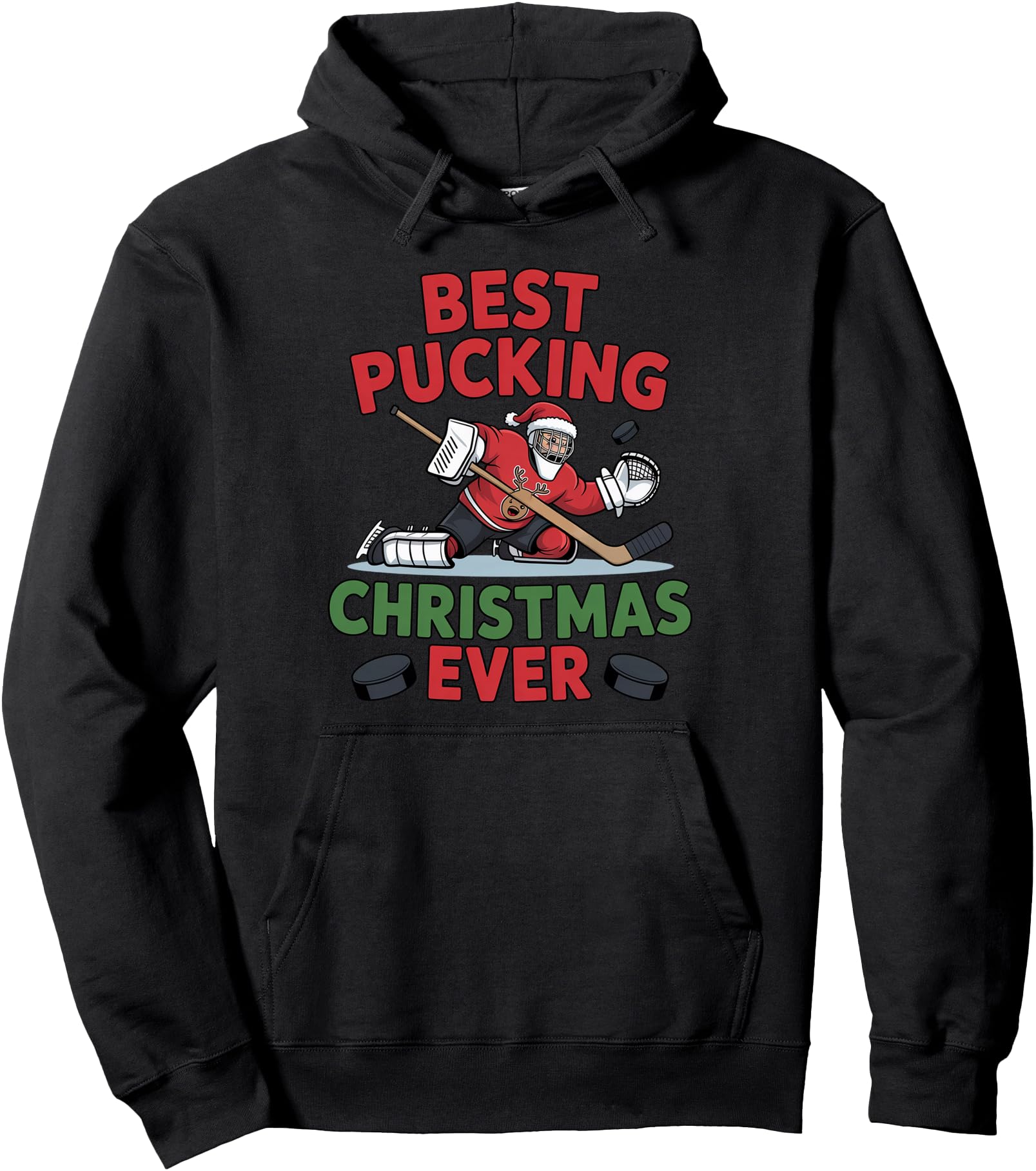Original Best Pucking Ever Ice Hockey Sweatshirt - Custom Art Print Unisex - T-Shirt, Sweatshirt, Hoodie