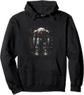 Mech Warrior Blueprint Super Tech Robot T-Shirt - Graphic Print Unisex - T-Shirt, Sweatshirt, Hoodie