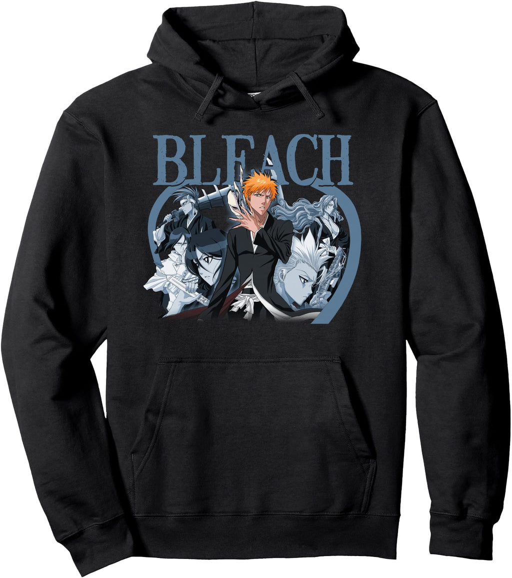 Handcrafted Bleach Ichigo Blue Toned Hoodie - Custom Art Print for Adults - T-Shirt, Sweatshirt, Hoodie