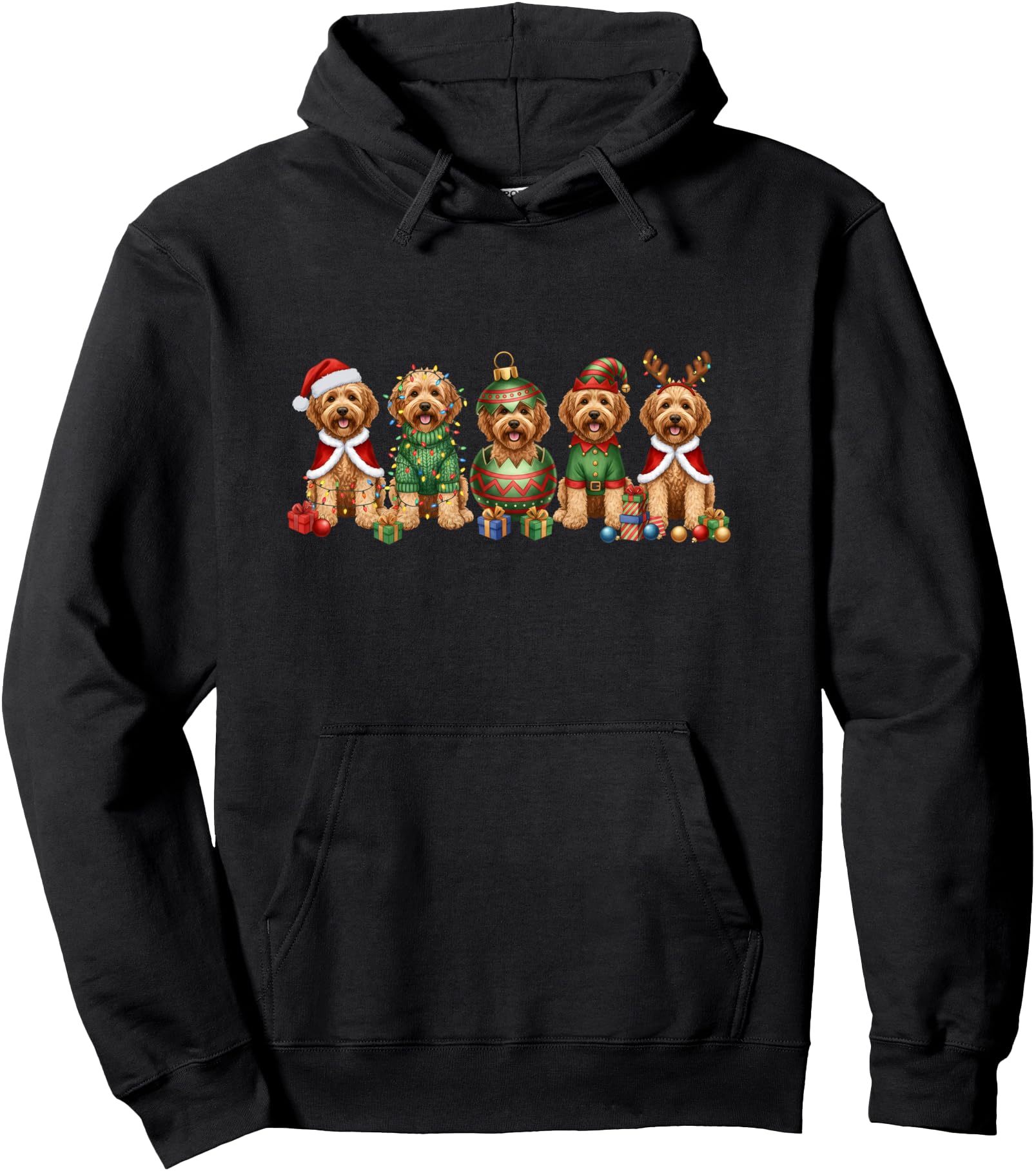Goldendoodle Dogs Lights Golden T-Shirt - Streetwear Style Men Women - T-Shirt, Sweatshirt, Hoodie