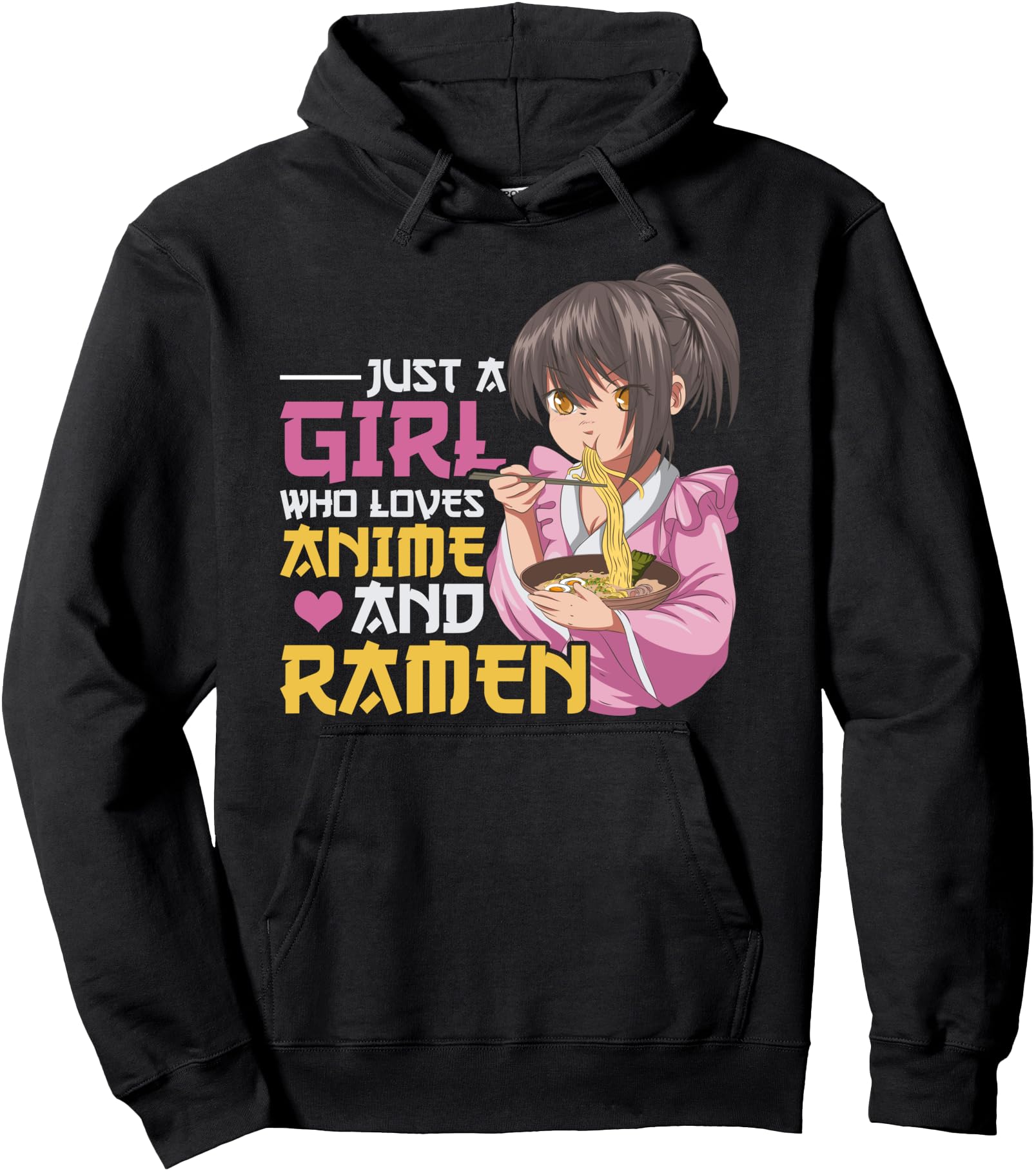 Handcrafted Just Who Loves Anime And T-Shirt - Fun Novelty Design Unisex - T-Shirt, Sweatshirt, Hoodie