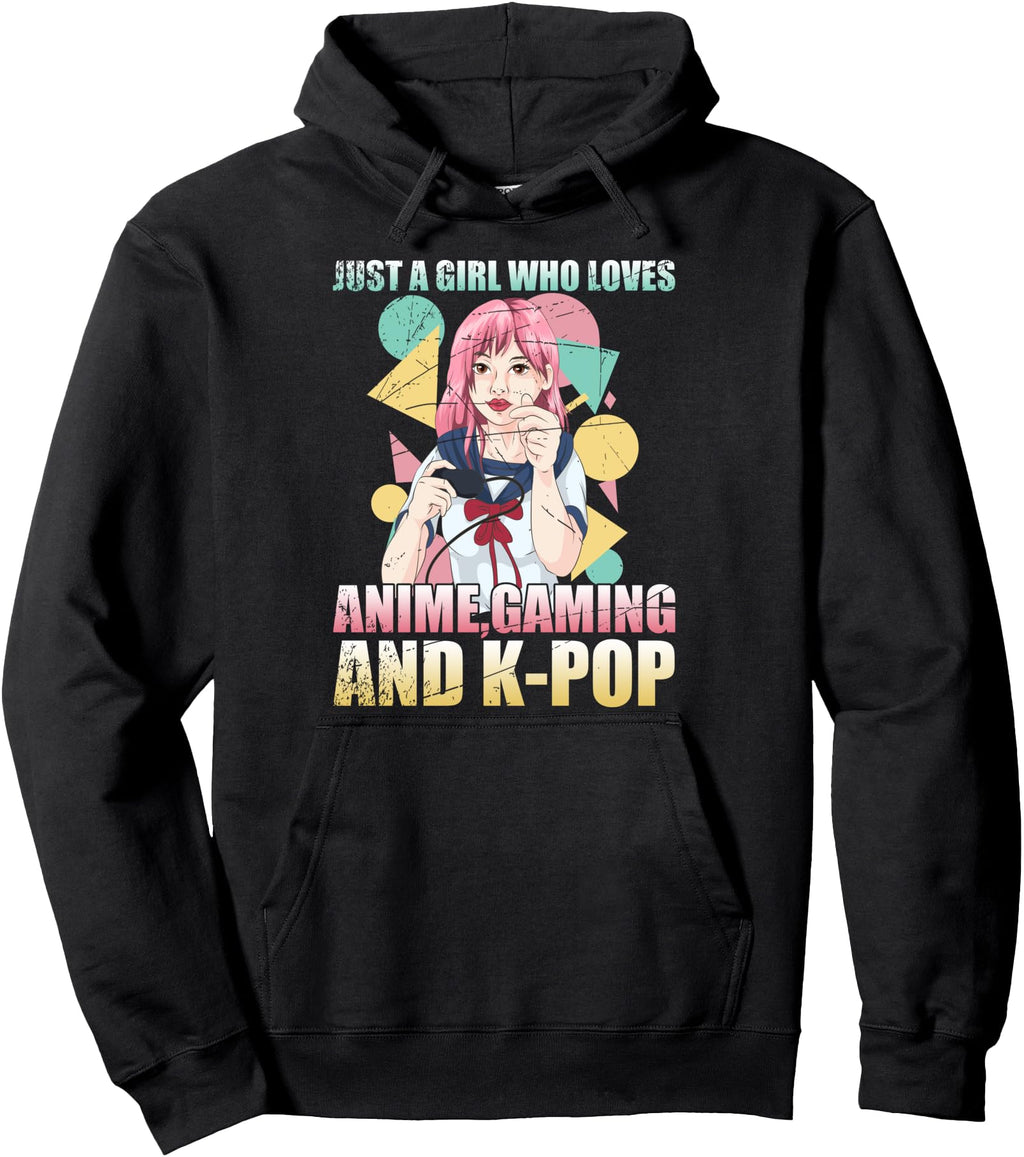 Japanese Otaku Gaming Gamer Kpop Korean Hoodie - Unique Graphic for Adults - T-Shirt, Sweatshirt, Hoodie